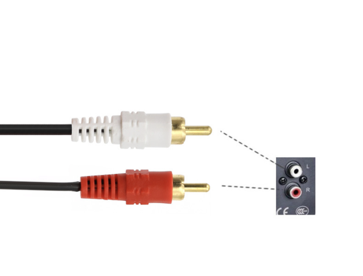 Кабель тюльпанів 2xRCA до 2xRCA 3 м позолочений для мультимедіа - зображення 5