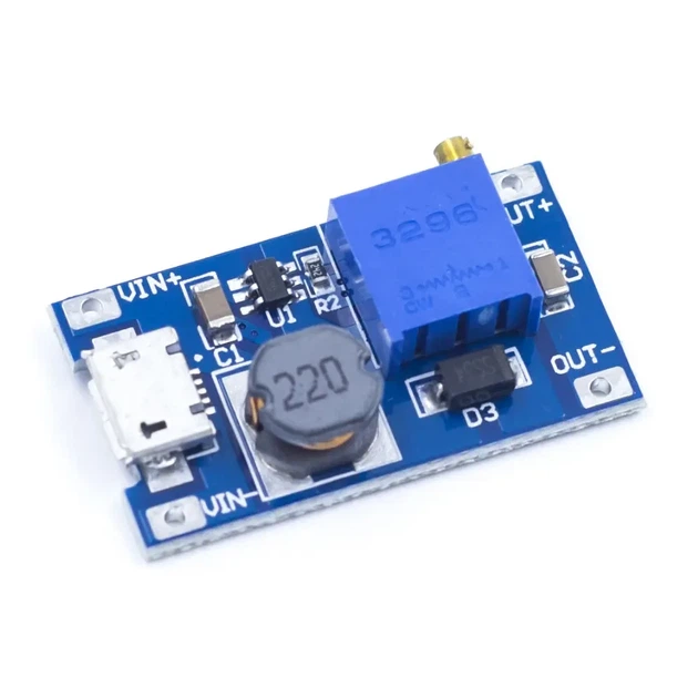 Повышающий преобразователь модуль MT3608 DC-DC с Micro USB - изображение 5