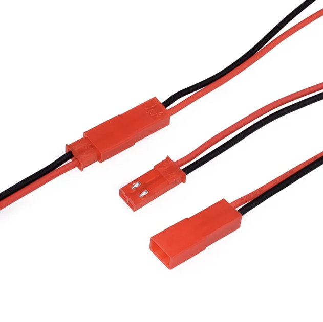 Комплект коннекторов SYP разъем JST-2P 26см для cветодиодной ленты 12V 10А 2pin - Фото 2 Комплект коннекторов SYP разъем JST-2P 26см для cветодиодной ленты 12V 10А 2pin - изображение 2