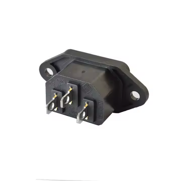 Штекер сетевой IEC 60320 C14 3pin коннектор монтажный на корпус 250В 10А - Фото 3 Штекер сетевой IEC 60320 C14 3pin коннектор монтажный на корпус 250В 10А - изображение 3