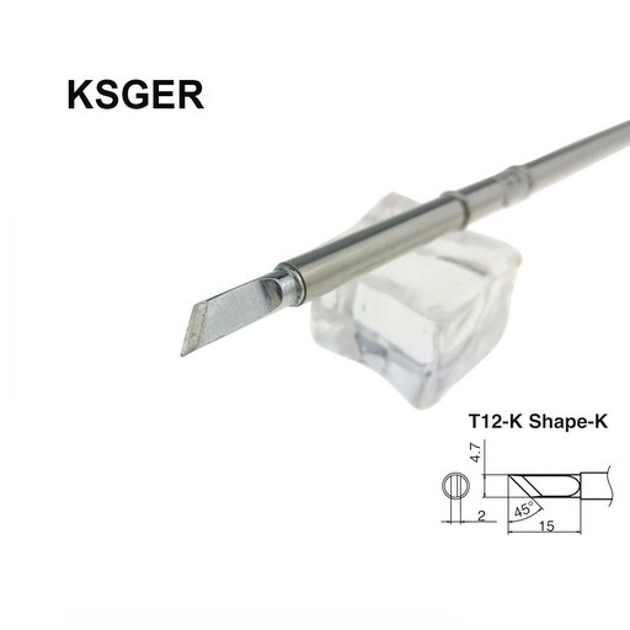 Паяльне жало Hakko T12-K 150мм тип ніж - зображення 2