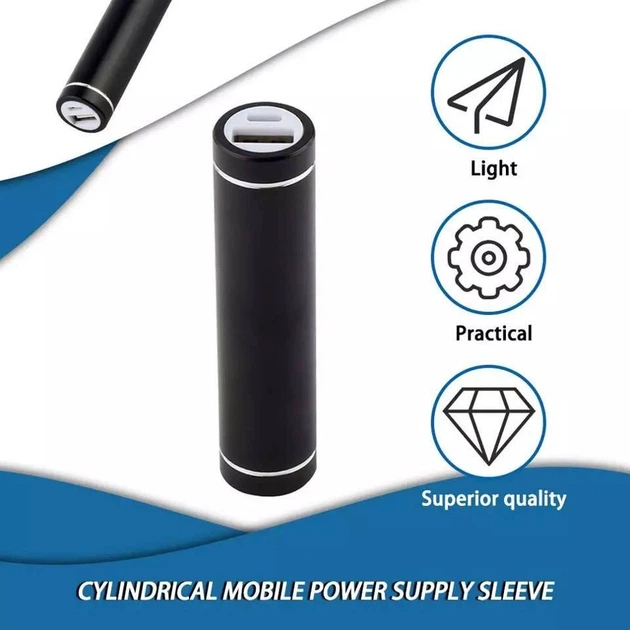 Портативный алюминиевый корпус с платой для Power Bank для Li-ion 18650 - изображение 3