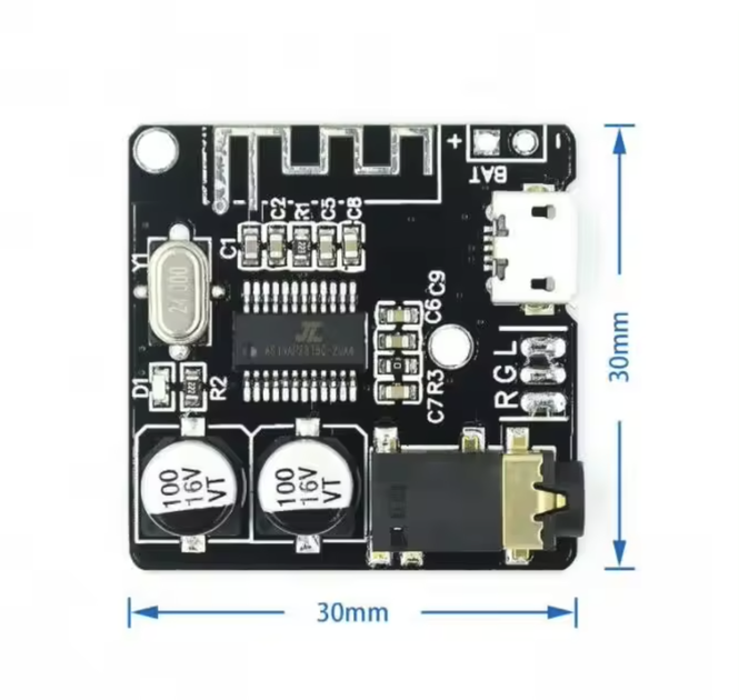 Стерео аудио модуль Bluetooth 5.0 XY-BT-Mini VHM-314 - Фото 4 Стерео аудио модуль Bluetooth 5.0 XY-BT-Mini VHM-314 - изображение 4