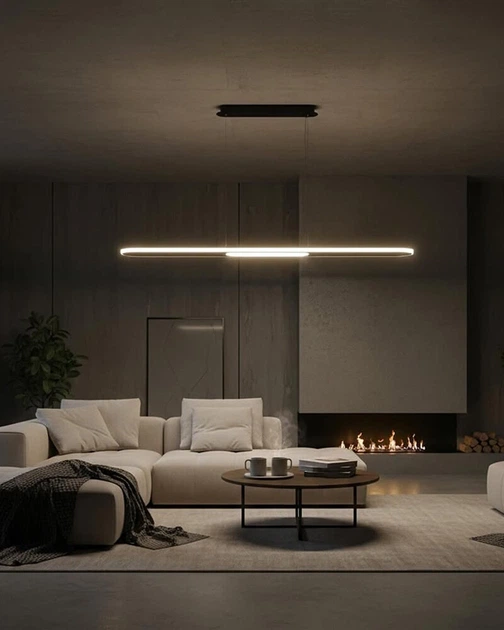 Підвісний світильник, люстра Goldlux 335180 Cordoba LED 1x32W 4000K 4800Lm IP20 чорний - зображення 3