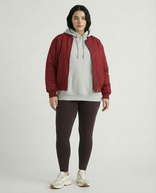 Женские трикотажные повседневные лосины Akta Casual Queen Plus Size (3XL – 5XL), коричневые, размер 3XL ( 1070_3XL ) - Фото 4 Женские трикотажные повседневные лосины Akta Casual Queen Plus Size (3XL – 5XL), коричневые, размер 3XL ( 1070_3XL ) - изображение 4