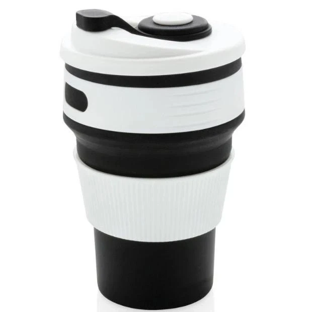 Чашка силиконовая SILICON MAGIC CUP с герметичной крышкой и поилкой Черный 7194 - изображение 9