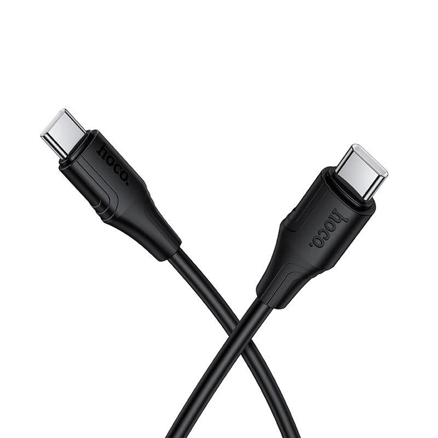 Кабель HOCO C to C Bien 60W silicone charging data cable X124 | 1m, 60W | - Фото 1 Кабель HOCO C to C Bien 60W silicone charging data cable X124 | 1m, 60W | - зображення 1