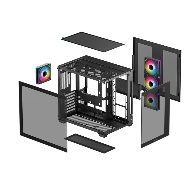 Корпус DeepCool CG530 4F Black (R-CG530-BKADA4-G-1) - зображення 7