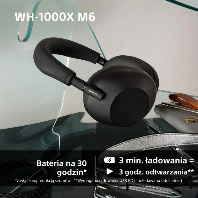 Навушники Sony WH-1000XM6 ANC Bluetooth Вlack - зображення 7