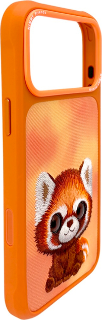 Панель Nimmy Big Eyed Pet 2.0 Raccoon для Apple iPhone 17 Pro Orange (6971080316494) - зображення 3