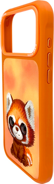 Панель Nimmy Big Eyed Pet 2.0 Raccoon для Apple iPhone 17 Pro Orange (6971080316494) - зображення 4