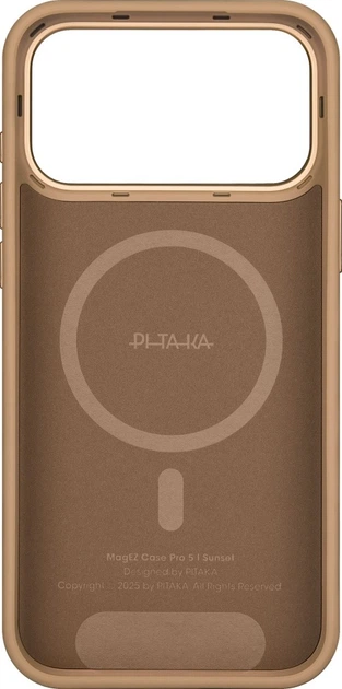 Etui plecki Pitaka Aramid UltraGuard MagSafe do Apple iPhone 17 Pro Sunset (KI1702BP) - obraz 3