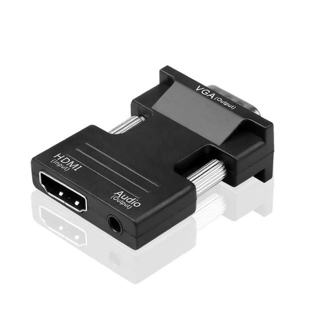 Конвертер HDMI в VGA с аудио 3.5 мм HDMI мама VGA папа 1080P - изображение 5