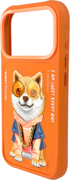 Панель Nimmy Glasses Cool Dog для iPhone 17 Pro Max Orange (6971080316739) - зображення 2