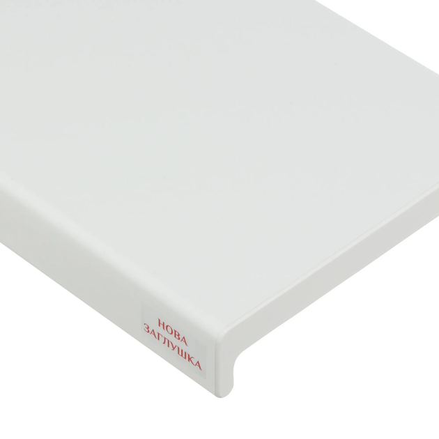 Пластиковый подоконник Plastolit Classic Белый матовый Ширина 100мм - изображение 2