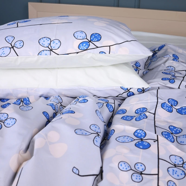 Комплект постільної білизни MirSon Бязь 17-0749 Grey Garden 200 x 220 см (2200010848014) - Фото 3 Комплект постільної білизни MirSon Бязь 17-0749 Grey Garden 200 x 220 см (2200010848014) - зображення 3