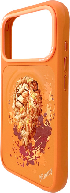 Etui plecki Nimmy Lew MagSafe do iPhone 17 Pro Orange (6971080316838) - obraz 2