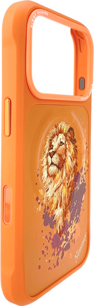 Etui plecki Nimmy Lew MagSafe do iPhone 17 Pro Orange (6971080316838) - obraz 3