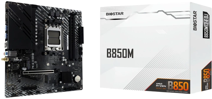 Материнська плата Biostar B850MT2-E DJ (sAM5, AMD B850, PCI-Ex16) - зображення 4