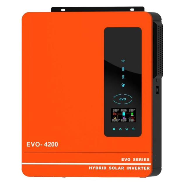 Гібридний інвертор ANERN AN-SCI-EVO-4200, 4200 Вт, 24 В, MPPT 120 А, чиста синусоїда - Фото 1 Гібридний інвертор ANERN AN-SCI-EVO-4200, 4200 Вт, 24 В, MPPT 120 А, чиста синусоїда - зображення 1