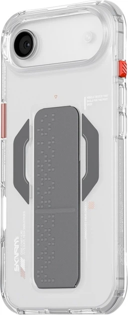 Etui SkinArma Haxa Magnetic Charging + Grip Stand do Apple iPhone Air Clear (8886461248623) - obraz 2