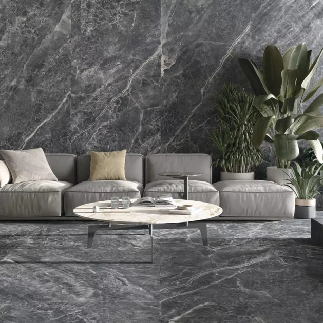 Керамограніт Baldocer Electra Black Natural Rect 120x120см (P1212RE) - зображення 2