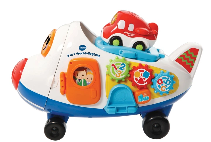 Zestaw do zabawy Vtech Toet Toet Cars Samolot transportowy 2 w 1 3830411 (3417765031236) - obraz 3