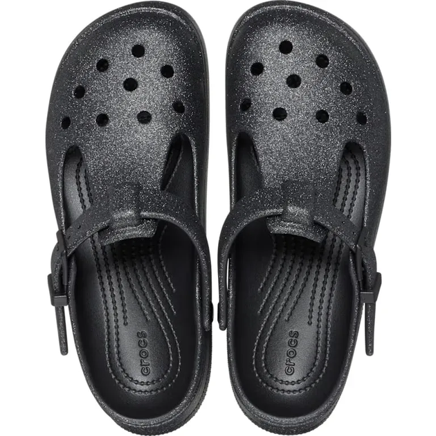 Крокс сандалі Мері Джейн Чорні Crocs Classic Mary Jane Black Glitter (34/35, чорний) - зображення 4