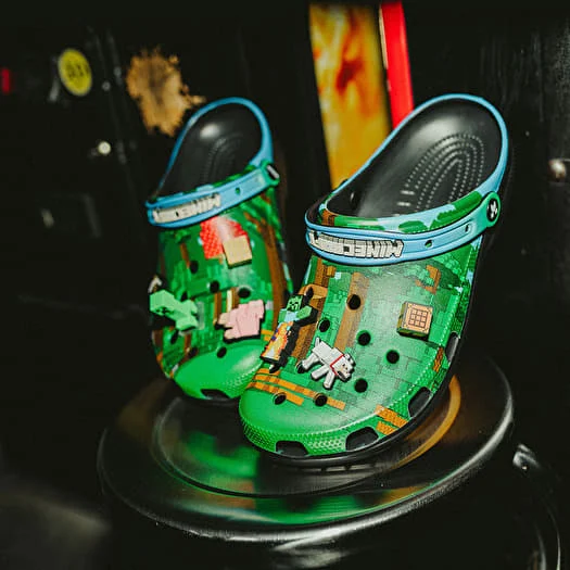 Чоловічі крокси Майнкрафт Crocs Classic Minecraft Classic Clog (39-40, зелений) - Фото 7 Чоловічі крокси Майнкрафт Crocs Classic Minecraft Classic Clog (39-40, зелений) - зображення 7