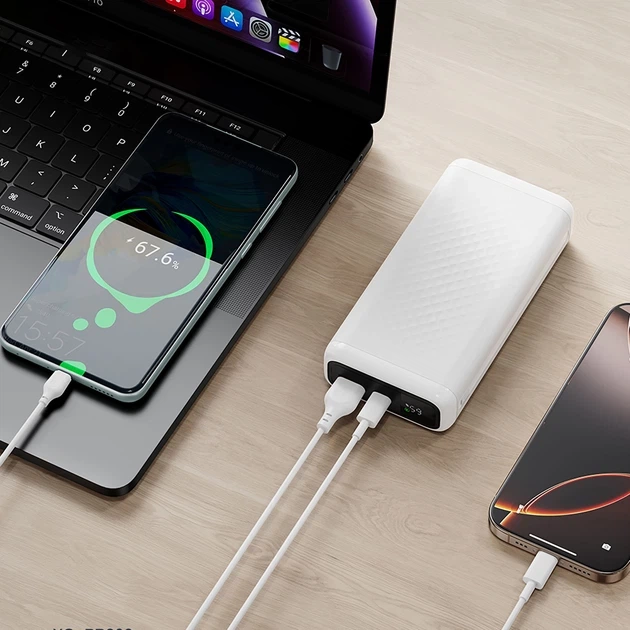 УМБ XO PB309 20000mAh 22.5W White (PB309.white) - изображение 4