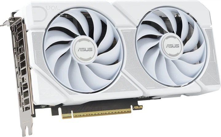 Відеокарта ASUS PCI-Ex GeForce RTX 5060 Ti Dual White OC Edition 16GB GDDR7 (128bit) (2632/28000) (HDMI, 3 x DisplayPort) (DUAL-RTX5060TI-O16G-WHITE) - зображення 3