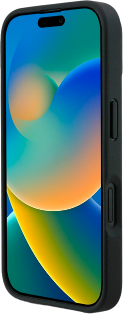 Etui Karl Lagerfeld Grained Pattern & Logo MagSafe do iPhone 16 Black (3666339463304) - obraz 6