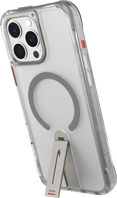 Etui SkinArma Helix Magnetic Charging 360 Rotating Stand do Apple iPhone 16 Pro Max Titanium (8886461247213) - obraz 4