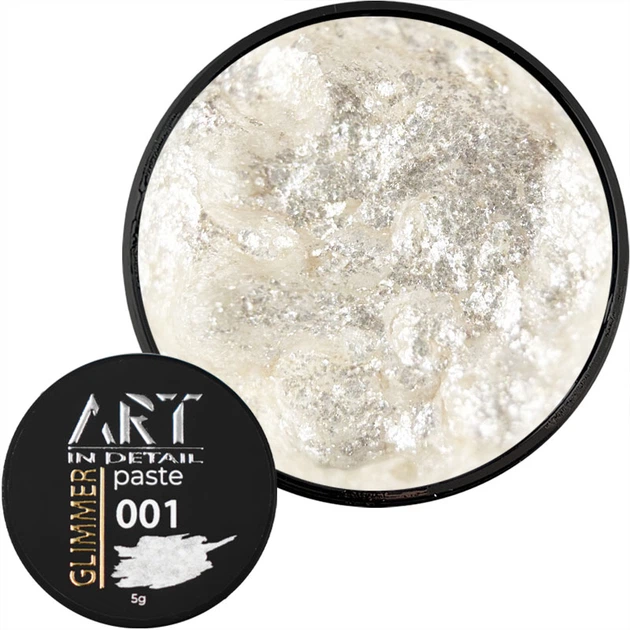Паста ART Glimmer Paste для дизайну №001 5 мл - Фото 3 Паста ART Glimmer Paste для дизайну №001 5 мл - изображение 3