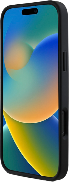 Панель Karl Lagerfeld HC 3D Rubber Elongated Glitter для iPhone 16 Pro Black (3666339357023) - зображення 5