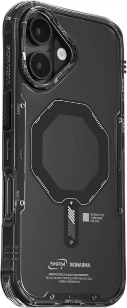 Панель SkinArma Saido Magnetic Charging для Apple iPhone 17 Black (8886461248418) - зображення 3