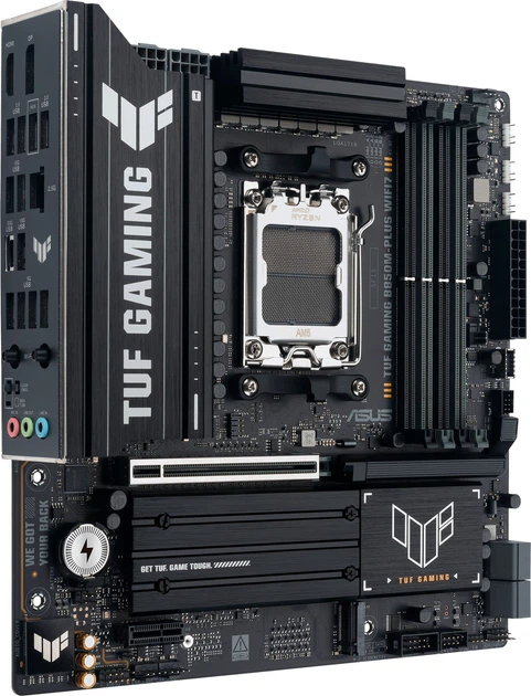 Материнська плата Asus TUF Gaming B850M-PLUS WIFI7 (sAM5, AMD B850, PCI-Ex16) - зображення 2