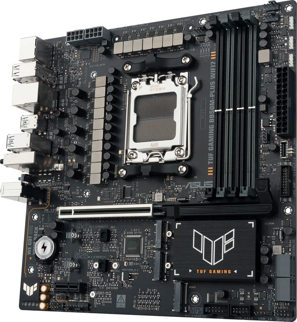 Материнська плата Asus TUF Gaming B850M-PLUS WIFI7 (sAM5, AMD B850, PCI-Ex16) - зображення 6