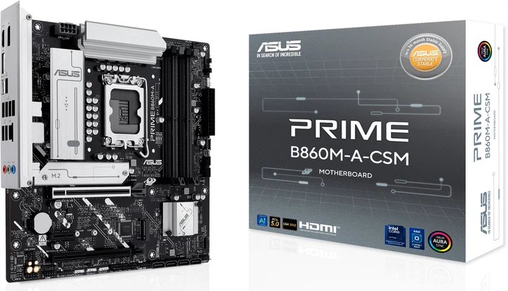 Материнская плата ASUS PRIME B860M-A-CSM (s1851, Intel B860, PCI-Ex16) - изображение 8