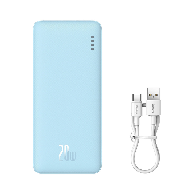 Зовнішній акумулятор Baseus Airpow Fast Charge Power Bank 10000mAh 20W Galaxy Blue (P10022801313-00) - Фото 3 Зовнішній акумулятор Baseus Airpow Fast Charge Power Bank 10000mAh 20W Galaxy Blue (P10022801313-00) - изображение 3