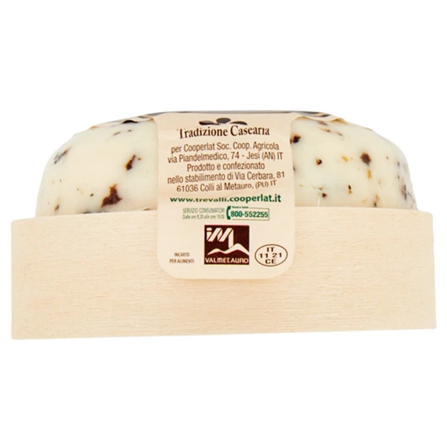 Сир з Чорним Трюфелем Trevalli Formaggio Misto al Tartufo i Tipici 180 г - зображення 5