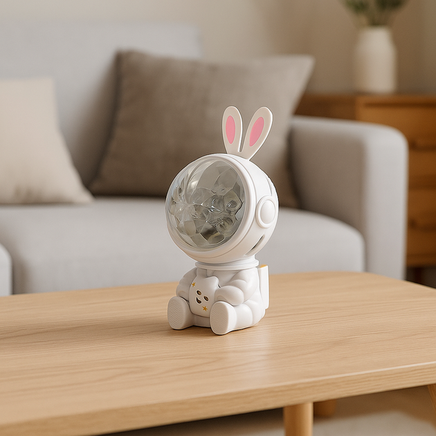 Настільний LED Нічник Berger 1055-NL-5 White Rabbit 5Вт, із пультом д/у та акумулятором 600mAh - зображення 4