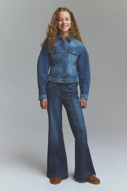 Джинсова куртка H&M 1268722 164см денім - Фото 1 Джинсова куртка H&M 1268722 164см денім - изображение 1