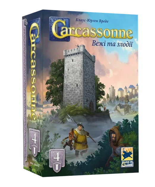Настільна гра Каркасон: Вежі та злодії (Carcassonne: The Tower) Доп. №4 - Фото 1 Настільна гра Каркасон: Вежі та злодії (Carcassonne: The Tower) Доп. №4 - зображення 1