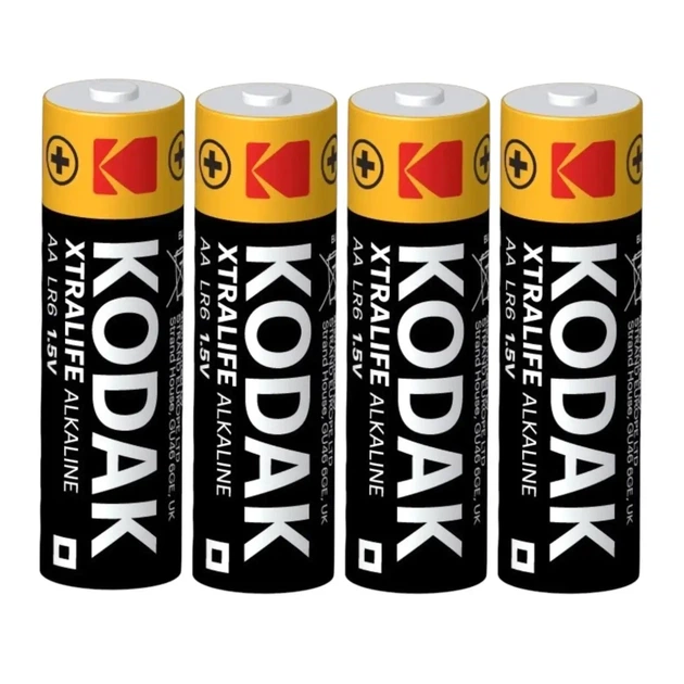 Батарейка KODAK Xtralife AA / LR6 Alkaline 1.5v (4 шт.) - Фото 1 Батарейка KODAK Xtralife AA / LR6 Alkaline 1.5v (4 шт.) - зображення 1