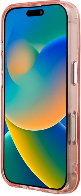 Etui Karl Lagerfeld IML Aquarelle Choupette & Logo iPhone 16 Pink (3666339464561) - obraz 5