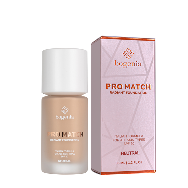 Тональный крем Bogenia Pro Match Radiant Foundation (BG609) , 002 neutral Натуральный - Фото 1 Тональный крем Bogenia Pro Match Radiant Foundation (BG609) , 002 neutral Натуральный - изображение 1