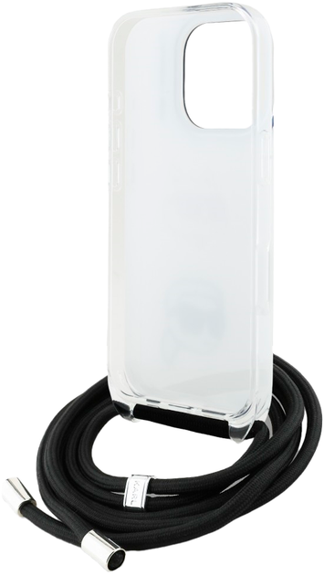 Etui Karl Lagerfeld IML Crossbody Karl&Choupette Head do iPhone 16 Pro Max White (3666339462079) - obraz 6