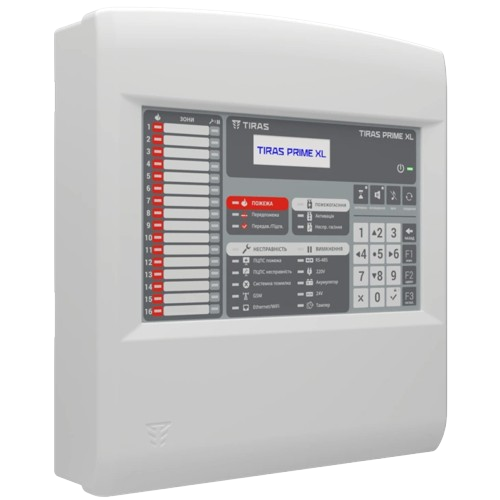 Прибор приемно-контрольный пожарный Tiras PRIME XL 24V 2x RS-485 IP30 Серый - Фото 1 Прибор приемно-контрольный пожарный Tiras PRIME XL 24V 2x RS-485 IP30 Серый - изображение 1