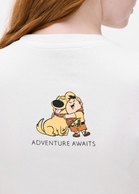 Женская пижамная футболка Primark Disney Pixar’s Short Sleeve Pyjama Top XL Для дома и сна Белый (9005) - Фото 3 Женская пижамная футболка Primark Disney Pixar’s Short Sleeve Pyjama Top XL Для дома и сна Белый (9005) - изображение 3